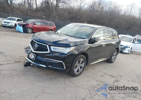 2019 Acura Mdx Standard z USA, uszkodzony, nr VIN 5J8YD4H38KL004930